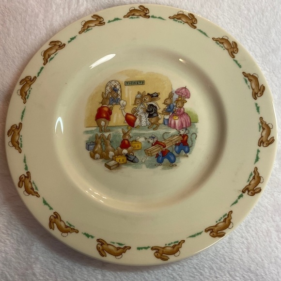 1984 “Bunnykins” Royal Doulton Tableware LTD 1936 Golden Jubilee Celebration 8” - Picture 1 of 9